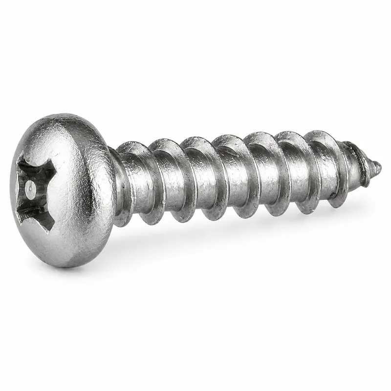 Low Price 12 X 3/4" Tamper Resistant Sheet Metal Screws Pan Head Pin-In Phillips Drive 18/8 Stainless Steel (100 / Pkg.)