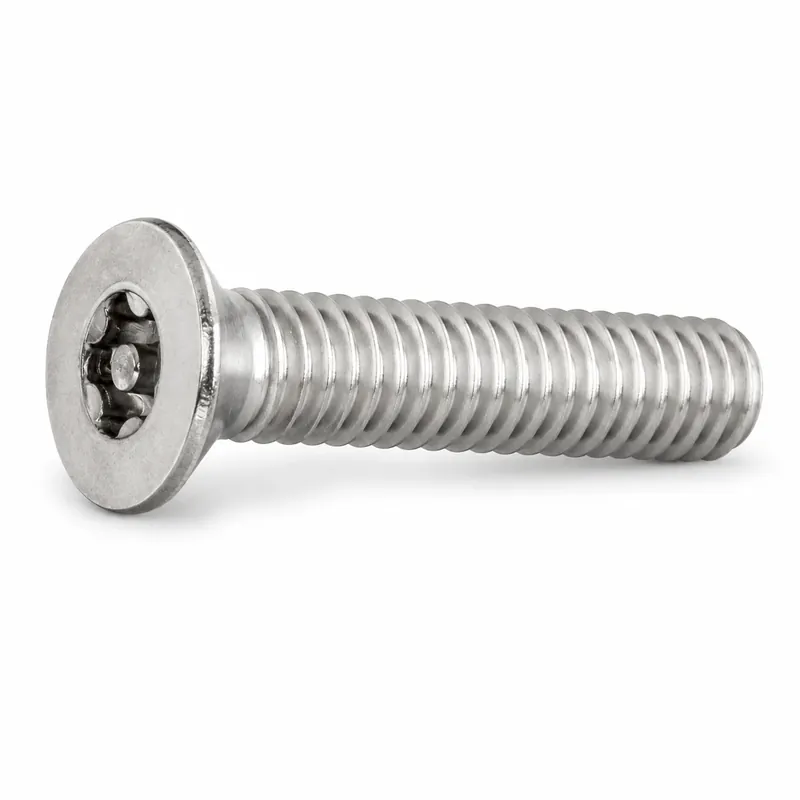 10-24 X 1/2" Tamper Resistant Flat Head Cap Screws Pin-In Socket Drive Alloy Steel (100 / Pkg.) Exclusive Offer