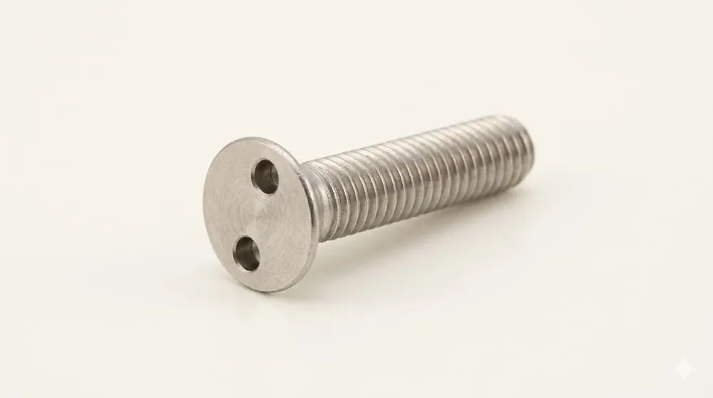 Special Discount 8-32 X 1-1/2" Tamper Resistant Machine Screws Flat Head Spanner Drive 18/8 Stainless Steel (100 / Pkg.)