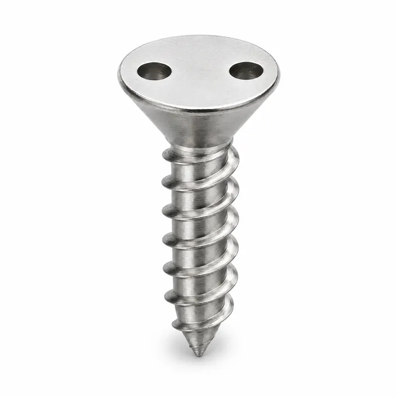 Affordable 12 X 1" Tamper Resistant Sheet Metal Screws Flat Head Spanner Drive 18/8 Stainless Steel (100 / Pkg.)
