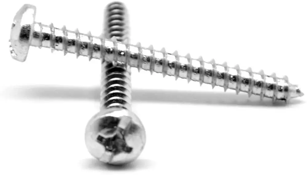 4 X 3/8" Type A Sheet Metal Screws Pan Head Combination Drive 18/8 Stainless Steel (500 / Pkg.) Trending
