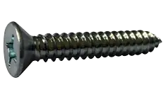 8 X 1/2" Type A Sheet Metal Screws Flat Head Phillips Drive Steel Zinc Plated (10000 / Pkg.) Last Chance