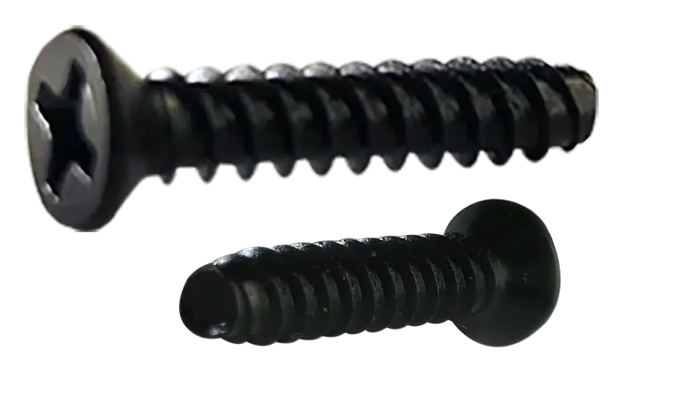 4-20 X 1/2" Phillips Flat Head Thread Rolling Screws Steel Black Oxide & Waxed (10000 / Pkg.) Fresh Stock