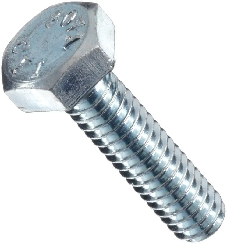 3/4-10 X 6" Hex Tap Bolts Grade 2 Steel Zinc Plated Fully Threaded (30 / Pkg.) Popular