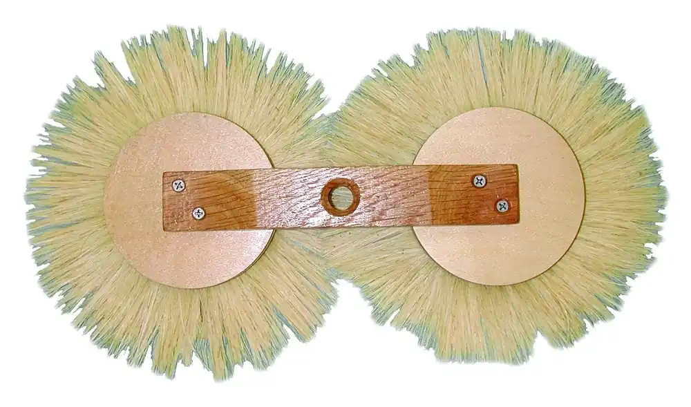 Magnolia Brush CF-11 16" White Tampico Crowsfoot Texture Round Brush Latest