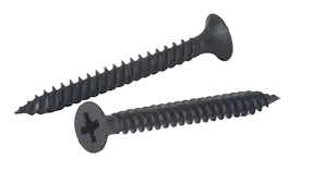 10 X 2-1/2" Fine Thread Drywall Screws Bugle Head Phillips Drive Steel Black Phosphate (1000 / Pkg.) Place Order