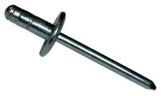 Affordable [2500 BULK] Multi-Grip Blind Rivets Large Flange Dome Head Steel/Steel Zinc Plated 3/16 Diameter .118-472 Grip