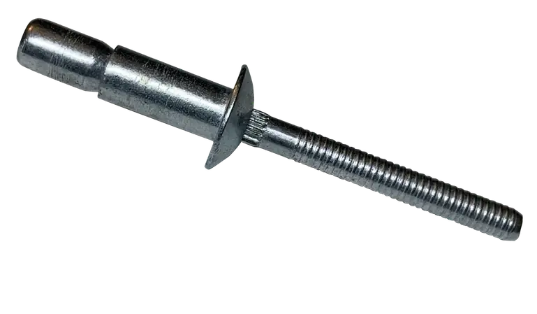 [1800 BULK] Structural Rivets Protruding Head Aluminum/Aluminum Gold Chromate 1/4 Diameter .350-.625 Grip Authentic