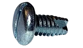 10-32 X 1/2" Type 23 Thread Cutting Screws Pan Head Slotted Drive Steel Zinc & Bake (8000 / Pkg.) Limited Time
