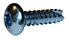 Best Choice 1/4-14 X 3/4" Type 25 Thread Cutting Screws Pan Head Six Lobe Drive Steel Zinc & Bake (3000 / Pkg.)
