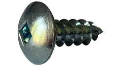 8 X 4" Type A Self Tapping Sheet Metal Screws Pan Head Square Drive Steel Zinc & Bake (700/Pkg.) Clearance