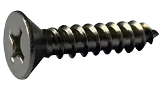Certified 10 X 5/8" Type A Self Tapping Sheet Metal Screws Flat Head Phillips Drive 18/8 Stainless Steel (3000/Pkg.)