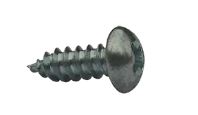 5 X 1/2" Type AB Self Tapping Sheet Metal Screws Round Head Phillips Drive Steel Zinc & Bake (10000/Pkg.) Best Price