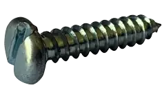 14 X 1/2" Type B Self Tapping Sheet Metal Screws Pan Head Slotted Drive Steel Zinc & Bake (4000/Pkg.) Holiday Sale