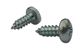 10 X 1/2" Type AB Self Tapping Sheet Metal Screws Serrated Pan Head Phillips Drive Steel Zinc & Bake (8000/Pkg.) Secure Checkout