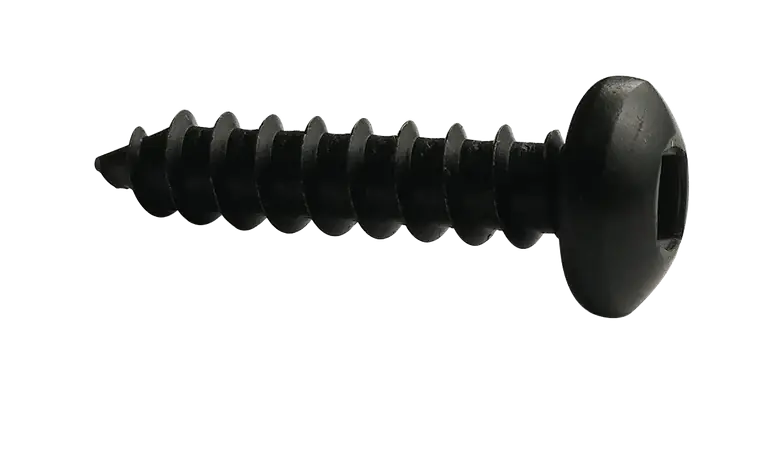 12 X 1" Type A Self Tapping Sheet Metal Screws Pan Head Square Drive Steel Black Oxide (4000/Pkg.) Top Pick