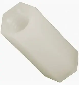 1/4" AF X 4-40 X 7/8" Hex Female-Female Standoffs Nylon 6/6 (250 / Pkg.) Super Sale