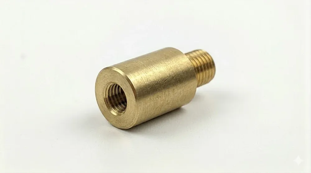 Premium 1/4" OD X 1" Swage Standoffs 6-32 Thread 1/16" Panel .188" Shank Brass (250 / Pkg.)