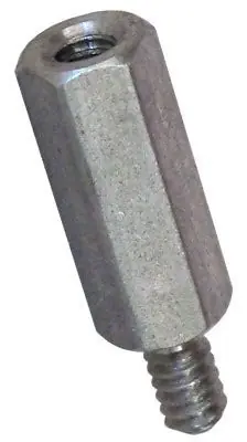 .156" AF X 4-40 X 9/16" Hex Male-Female Standoffs Passivated Stainless Steel (250 / Pkg.) Authentic
