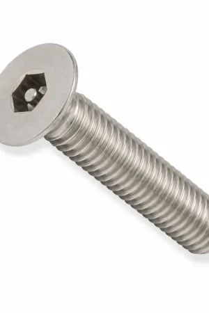 6-32 X 3/8" Tamper Resistant Machine Screws Flat Head Pin-In Hex Socket Drive 18/8 Stainless Steel (100 / Pkg.) Save Now
