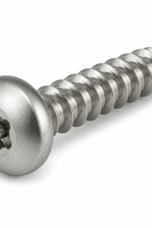 14 X 2" Tamper Resistant Sheet Metal Screws Button Head Pin-In Six Lobe Drive 18/8 Stainless Steel (100 / Pkg.) Hassle-Free Returns