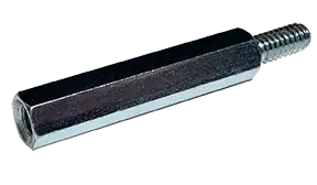 1/4" AF X 8-32 X 1" Hex Male-Female Standoffs Steel Zinc Plated (250 / Pkg.) Express Delivery