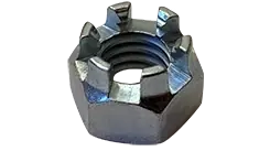 Price Cut 7/8"-14 Castle Nuts Grade 5 Steel Zinc Plated (60 / Pkg.)