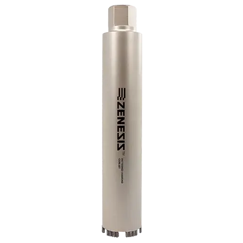 Diamond Vantage 04013JXDHZX4-2 4" x .134 1 1/4-7 Core Bit for Masonry/Brick/Concrete/Concrete Block Zensis X-Wing Top Pick