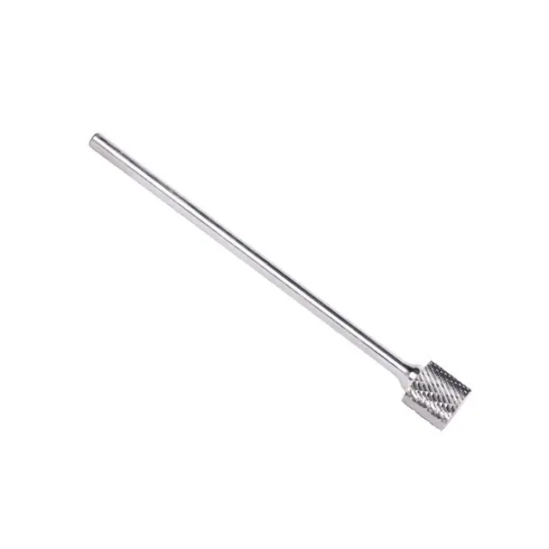 1/2" X 1" 6" Long Shank Cylindrical Double Cut Carbide Bur Solid Carbide 1/4" Round Shank DULSA5X6 Fan Favorite