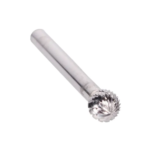 Shop Now 1" X 15/16" Ball-End Double Cut Carbide Bur Solid Carbide 1/4" Round Shank DULSD9