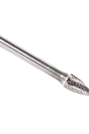 3/4" X 1-1/2" Tree Pointed-End Double Cut Carbide Bur Solid Carbide 1/4" Round Shank DULSG15 Fast Shipping