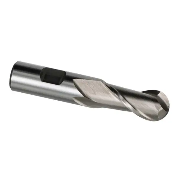 Trusted Brand 7/16" X 1" 2 Flute Single End Ball End End Mill HSS 1/2" Shank DWCT1114