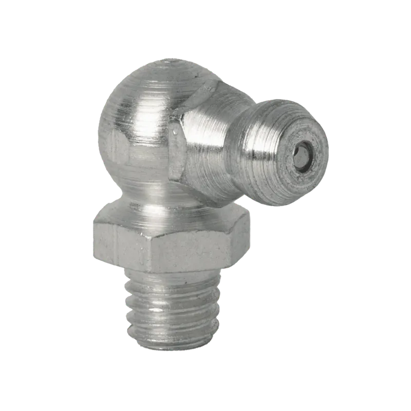 Don't Miss Out M6 x 1 90 Degree Metric Grease Fitting Steel Zinc Clear (200 / Bag)