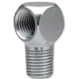 1/8-27 PTF SAE Short Male x 1/8-27 NPTF Female 90 Degree Elbow Grease Fitting Adapter Steel Zinc Clear (100 / Pkg) Shop Now
