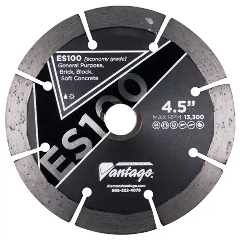One Day Deal Diamond Vantage 0725UDPX0-1 7" x 0.250" Diamond Blade for Tuck Point/Concrete Masonry ES100