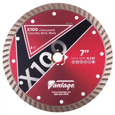 Holiday Sale Diamond Vantage 0425CDPX1-1T 4" x 0.250" Diamond Blade for Tuck Point/Concrete Masonry X100