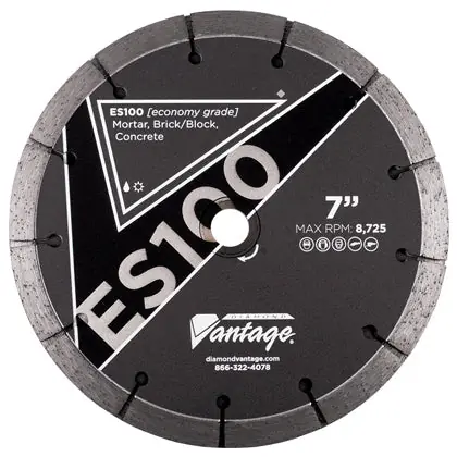 Diamond Vantage 4508CDBX1 4.5" x 0.250" Diamond Blade for Tuck Point/Concrete Masonry ES100 - Double TUCK POINT Super Sale
