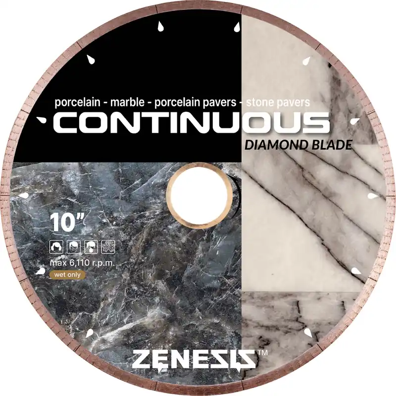 Diamond Vantage S-4506CTZ 4.5" x 0.060" Diamond Blade for Tile/Porcelain/Hard ZENESIS TILE Order Now