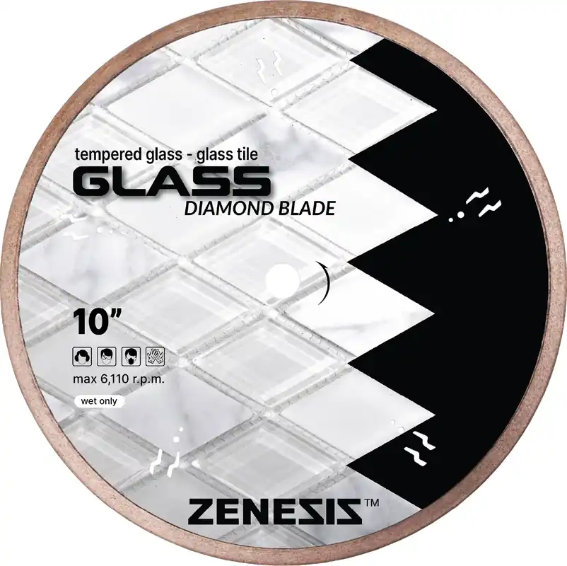 Place Order Diamond Vantage S-4506CWGZ 4.5" x 0.060" Diamond Blade for Glass ZENESIS GLASS