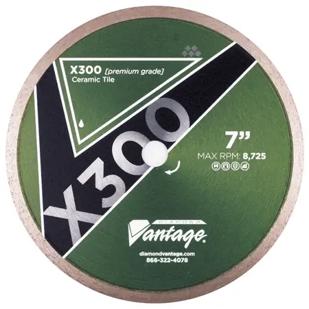 Diamond Vantage 0606CTWX3 6" x 0.060" Diamond Blade for Tile/Ceramic X300 Ceramic Exclusive Offer