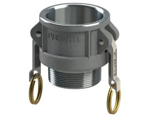 2" Type B Cam & Groove Coupler x Male NPT Ever-Tite Aluminum Hassle-Free Returns