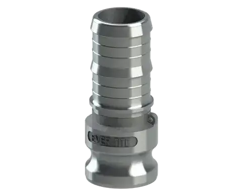 Top Pick 2" Type E Cam & Groove Adapter x Hose Shank Ever-Tite Aluminum