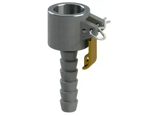 Next Day Delivery 1/2" Type C Cam & Groove Coupler x Hose Shank Tough-Tite Aluminum