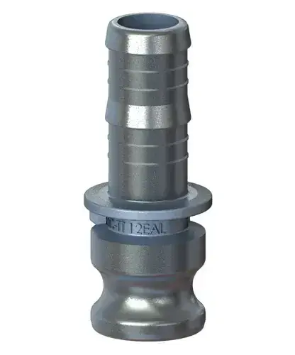Sale 1-1/4" Type E Cam & Groove Adapter x Hose Shank Tough-Tite Aluminum (2 / Pkg.)