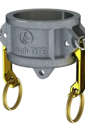 6" Cam & Groove Dust Cap Tough-Tite Aluminum Budget