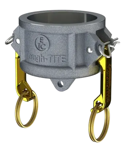 6" Cam & Groove Dust Cap Tough-Tite Aluminum Budget