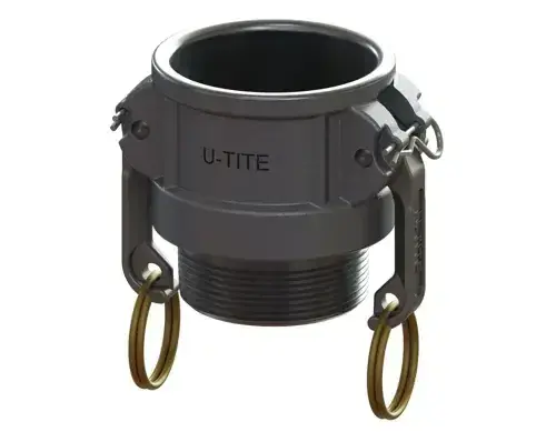 2" Type B Cam & Groove Coupler x Male NPT U-Tite Aluminum Next Day Delivery