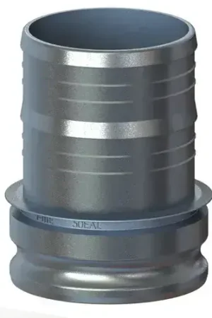 5" Type E Cam & Groove Adapter x Hose Shank U-Tite Aluminum Same Day Shipping