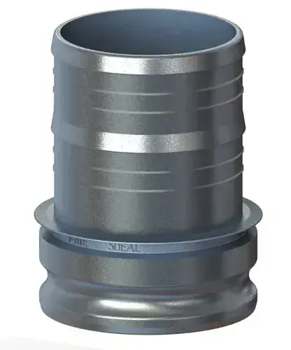 5" Type E Cam & Groove Adapter x Hose Shank U-Tite Aluminum Same Day Shipping