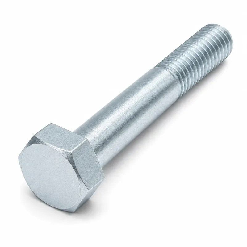 1/2-13 X 2-1/2" Heavy Hex Cap Screws USA Made A307 Grade B Steel Zinc Plated Partially Threaded (225 / Pkg.) Discount